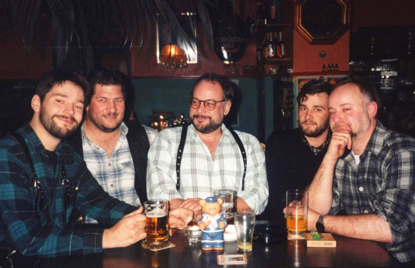 vlnr: Kim, Christoph, Rainer, Dieter und Thomas